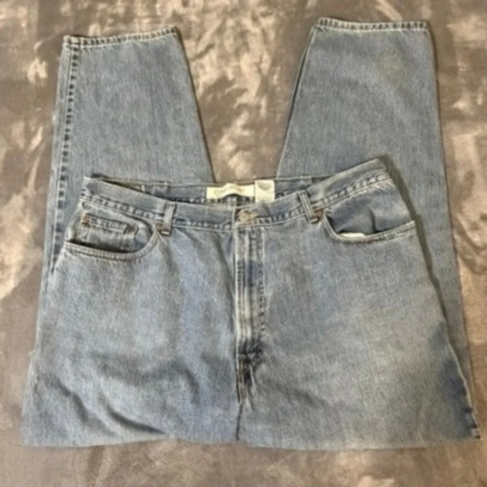 Vintage Levi's 560 Jeans Mens 42x32 Light Wash Comfort Fit Tapered Leg Denim